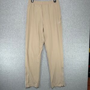 New Balance Mens Tan All Motion Track Pants Size Medium‎ 4 Way Stretch Zippers